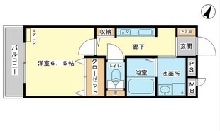 ハイツ中浜の物件間取画像